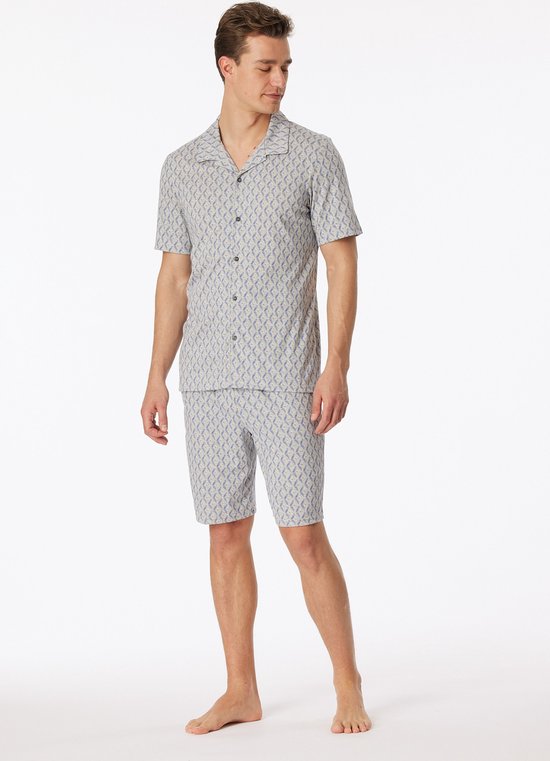 Schiesser – Fine Interlock – Pyjama – 181177 – Grey Melange - 52