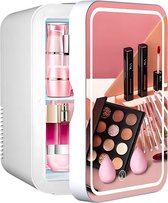Réfrigérateur Goliving Skincare - Réfrigérateur de Maquillage - koelkast de Beauty - Mini- koelkast avec miroir et éclairage - Mini réfrigérateur