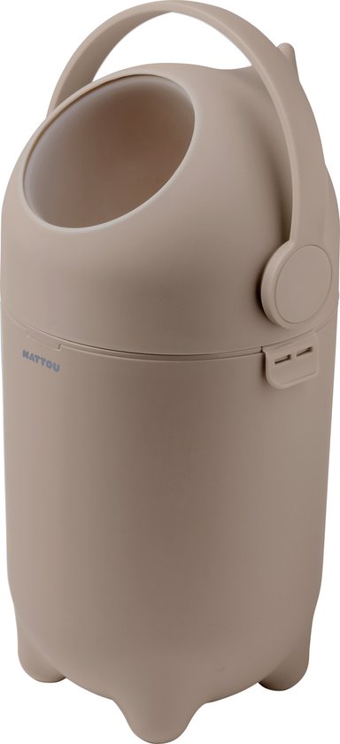 Nattou DROPY Seau à couches - 48,5 cm - Taupe