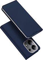 Dux Ducis - Telefoon Hoesje geschikt voor de Xiaomi Redmi Note 13 4G - Skin Pro Book Case - Blauw
