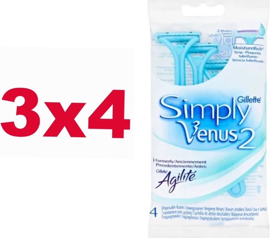 Simply Venus 2 8+4 stuks wegwerpmesjes