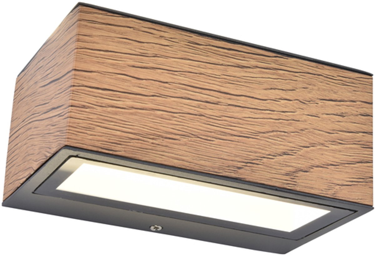 Lutec Gemini - LED wandlamp voor buiten - Up & Down - Roestvrij staal