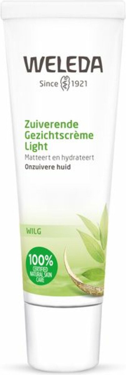 WELEDA - Zuiverende Gezichtscrème Light - Wilg - 30ml - 100% natuurlijk