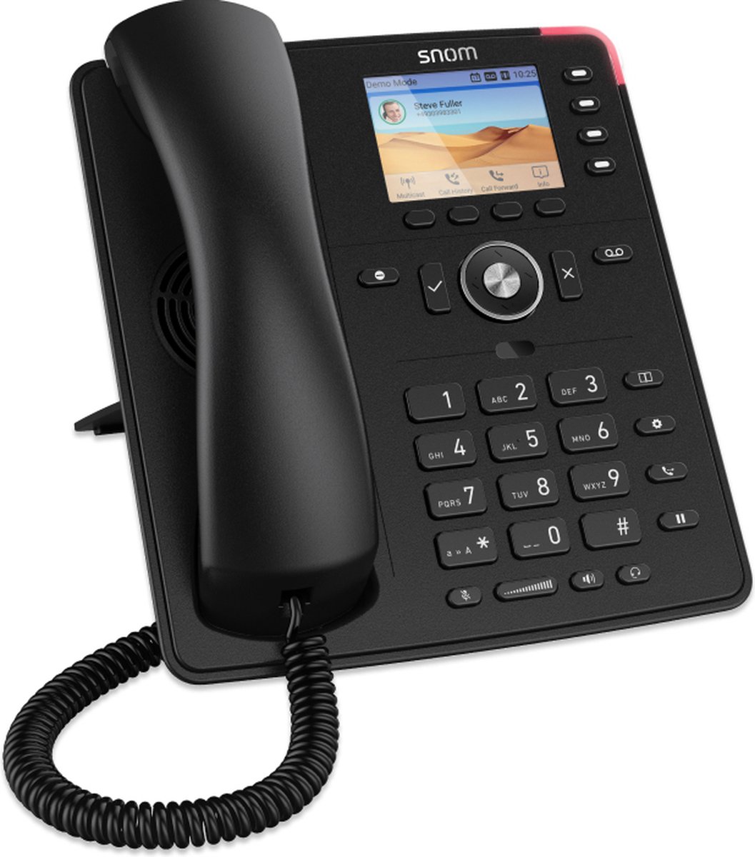 Snom D713 IP-telefoon Zwart TFT