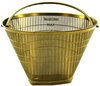 Selexions Gold Filter #4 - Reusable metal coffee filter for Moccamaster and #4 size brewers