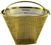 Selexions Gold Filter #4 - Reusable metal coffee filter for Moccamaster and #4 size brewers