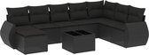 vidaXL-9-delige-Loungeset-met-kussens-poly-rattan-zwart