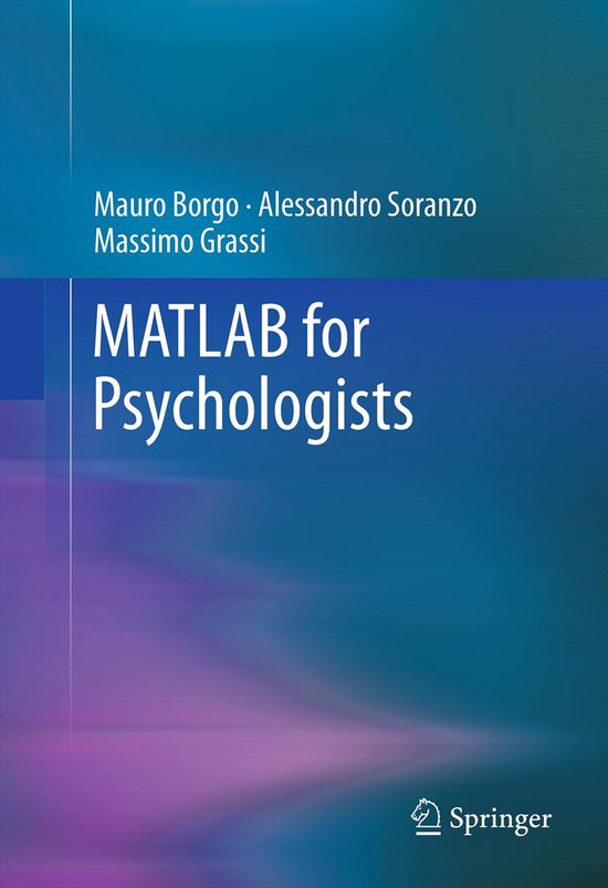 MATLAB for Psychologists - cover