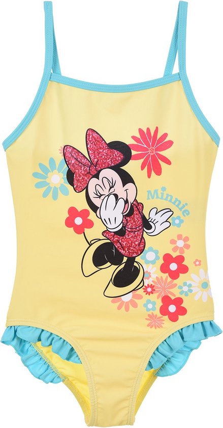 Minnie Mouse - badpak Disney Minnie Mouse - geel - maat 110/116
