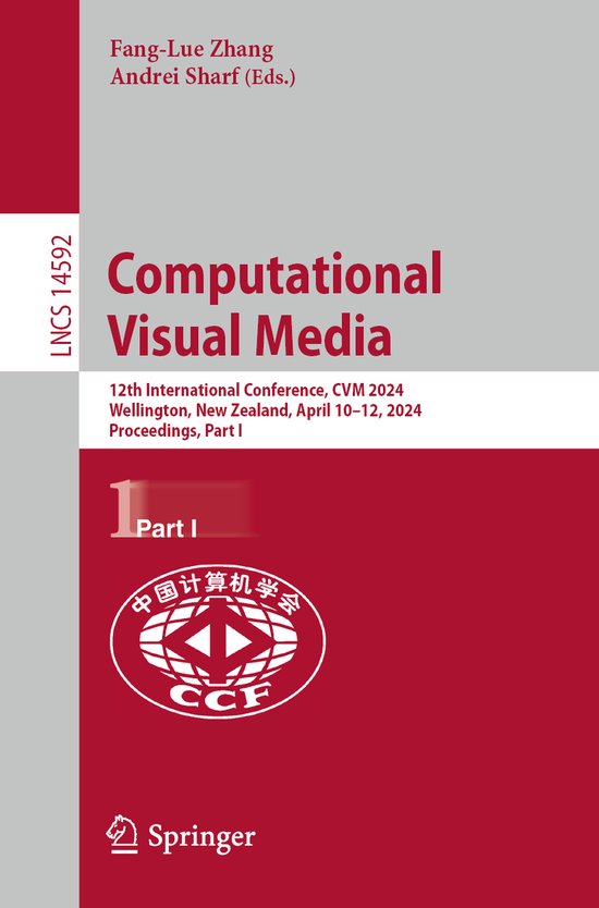Lecture Notes in Computer Science14592- Computational Visual ... - cover