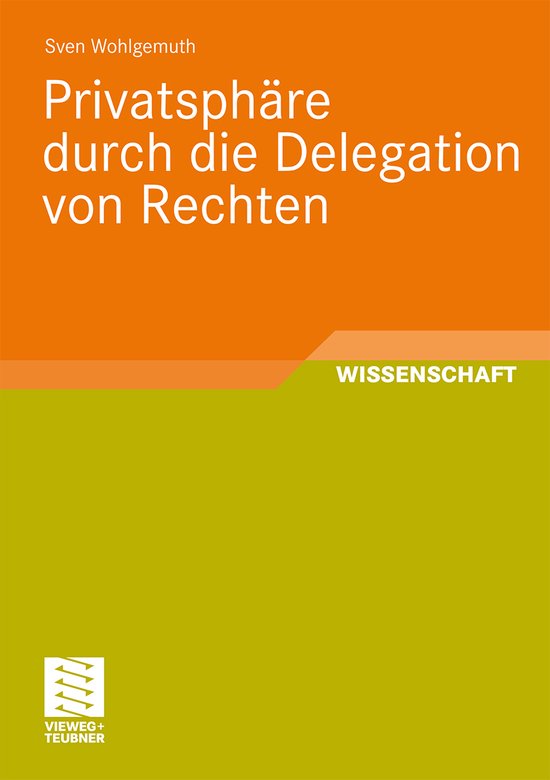 Privatsphäre durch die Delegation von Rechten - cover