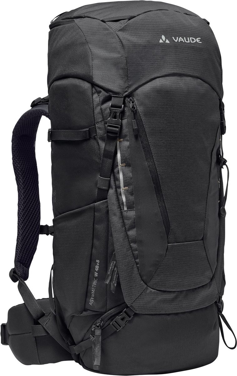 VAUDE - Asymmetric 42+8 - Black - Rugzak > 50 liter - Greenshape