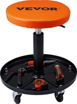 Clixify Kruk met 360° draaibare wielen- Krukjes - Monteur Kruk - Mobiele Toolbox - Garage Kruk - Voor Autoreparaties - Professioneel - Krukjes om op te zitten