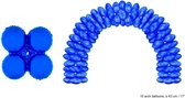 Ballons en aluminium arche de ballons Blauw (10 pièces)
