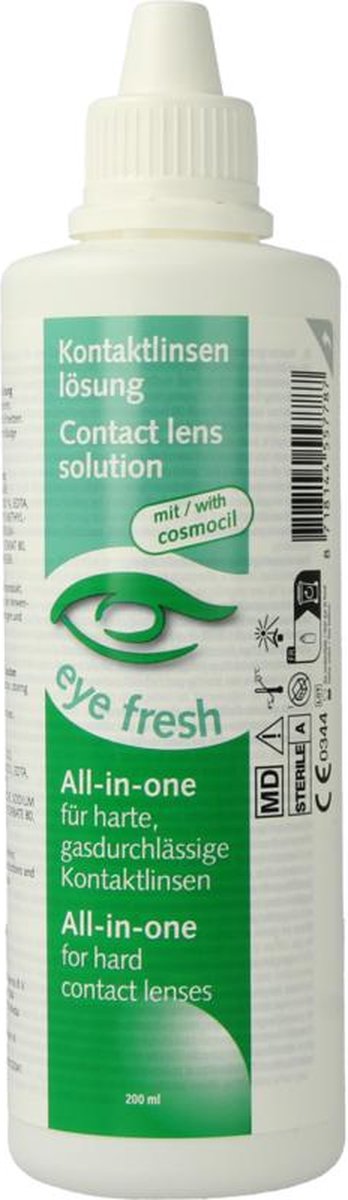 Goedkoopste Eyefresh Alles-in-1 vloeistof harde lenzen 200 Milliliter