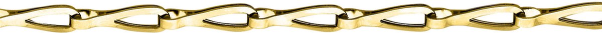 Dulimex Patentketting messing 3meter - 21x6mm - Ø 0,5mm