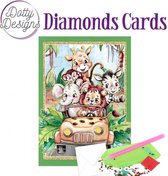 Dotty Designs Diamond Cards - Jungle Car