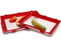 Genius Ideas Set Van 2 Clever Tray Fresh Keeping System