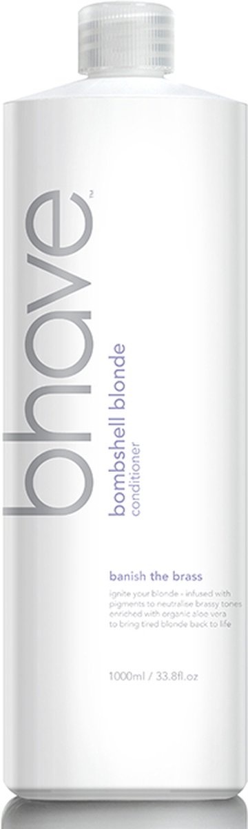 Bhave Bombshell Blonde Conditioner 1000ml - Normale shampoo vrouwen - Voor Alle haartypes - Conditioner voor ieder haartype
