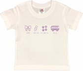 Shirt Annonce Grossesse Rebus Je vais être grande soeur | manche courte | blanc / lilas | taille 86/92 annonce de grossesse annonce Bébé grande soeur soeur Grande Soeur