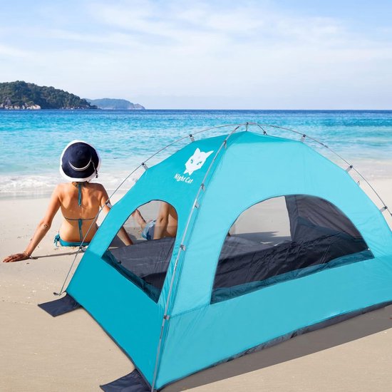 Pop-up Strandtent - 2 personen - eenvoudige installatie van POP — afbeelding 4