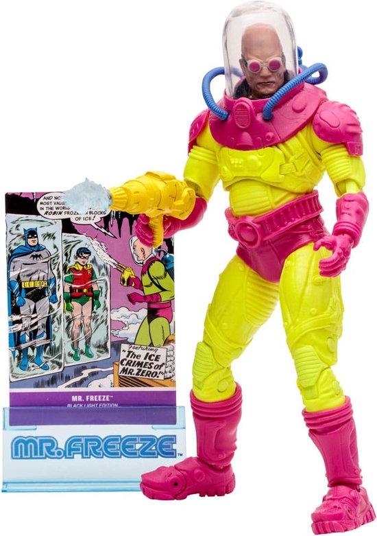 DC Multiverse Action Figure Mr. Freeze (Black Light) (Gold Label) 18 cm
