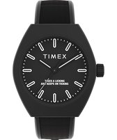 Timex Essex TW2W42100 Horloge - Kunststof - Zwart - Ø 40 mm