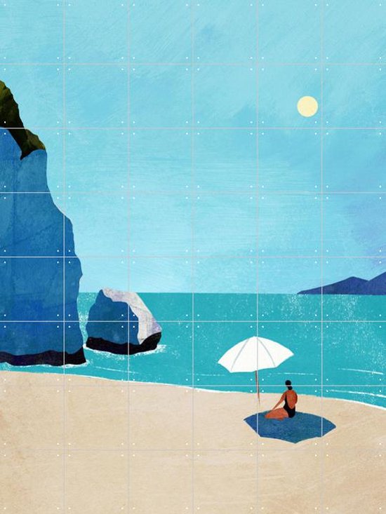 IXXI Parasol Beach - Wanddecoratie - Zomer - 120 x 160 cm