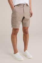WE Fashion Heren relaxed fit cargoshort met dessin