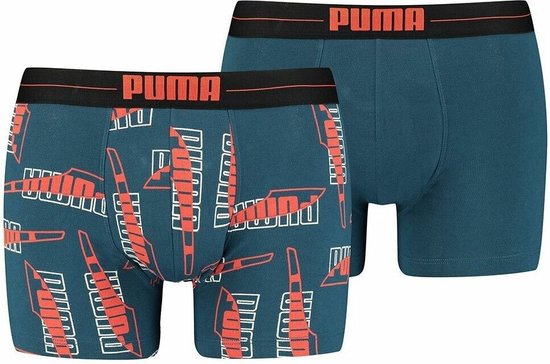 PUMA ACCESSOIRES - puma men formstrip aop boxer 2p - Roze-Multicolour
