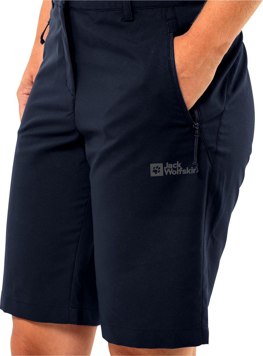 JACK WOLFSKIN active track shorts w Short outdoor dames Blauwdonker
