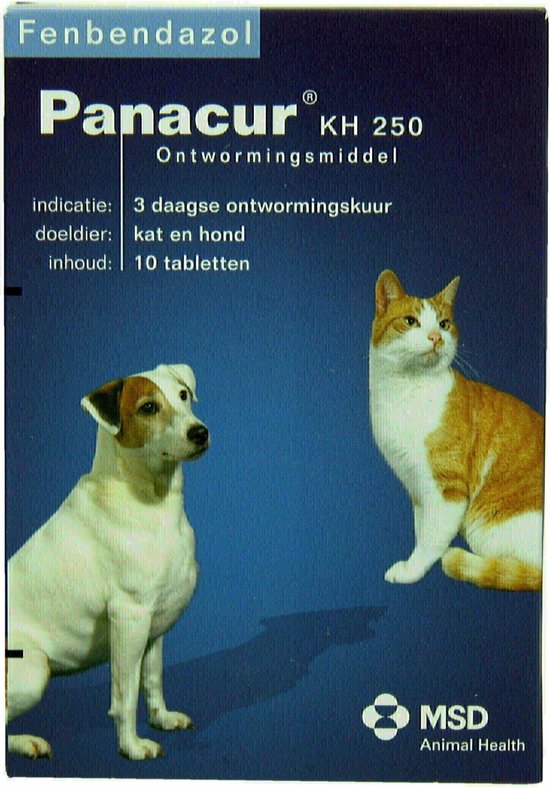 Foto: Panacur ontworming hond en kat 10 tabletten