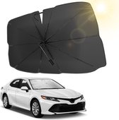 Zonnescherm voor de auto, met uv-bescherming voor voorruit, parasol met verstelbare stang, voor de meeste auto's SUV's (met EU-gepatenteerd design)