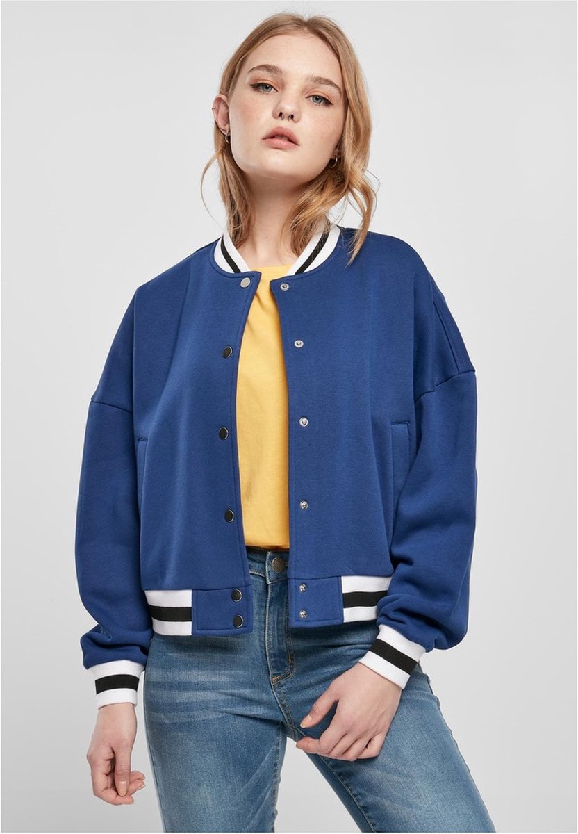 Urban Classics Oversized College Sweat College jacket 3XL Blauw
