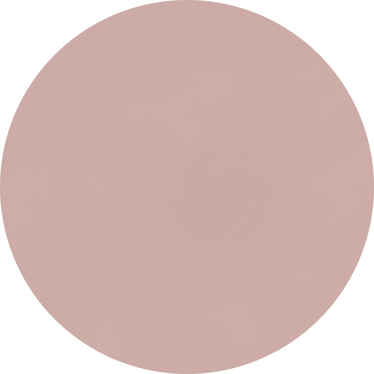 ZICZAC - Placemat TOGO - SET/6 - Rond - Dubbelzijdig - Kunstleer - Dia 38 cm, mauve