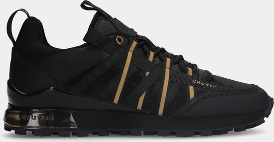 Cruyff fearia black/gold heren sneakers