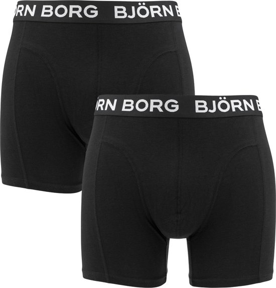 Björn Borg Bamboo Cotton Blend boxers - heren boxers normale lengte (2-pack) - multicolor - Maat: S
