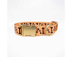 Luxe Halsband voor Honden-Metaal-Verstelbaar- 29 Cm-42Cm x 2,5 Cm-D168