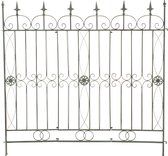 Clp Metal clôture de jardin MANGOLD, clôture classique, panneau de clôture, clôture de jardin, clôture, reliable, clôture - vert antique