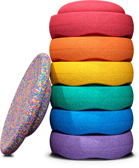 Foto: Stapelstein super confetti rainbow set 6 1 classic