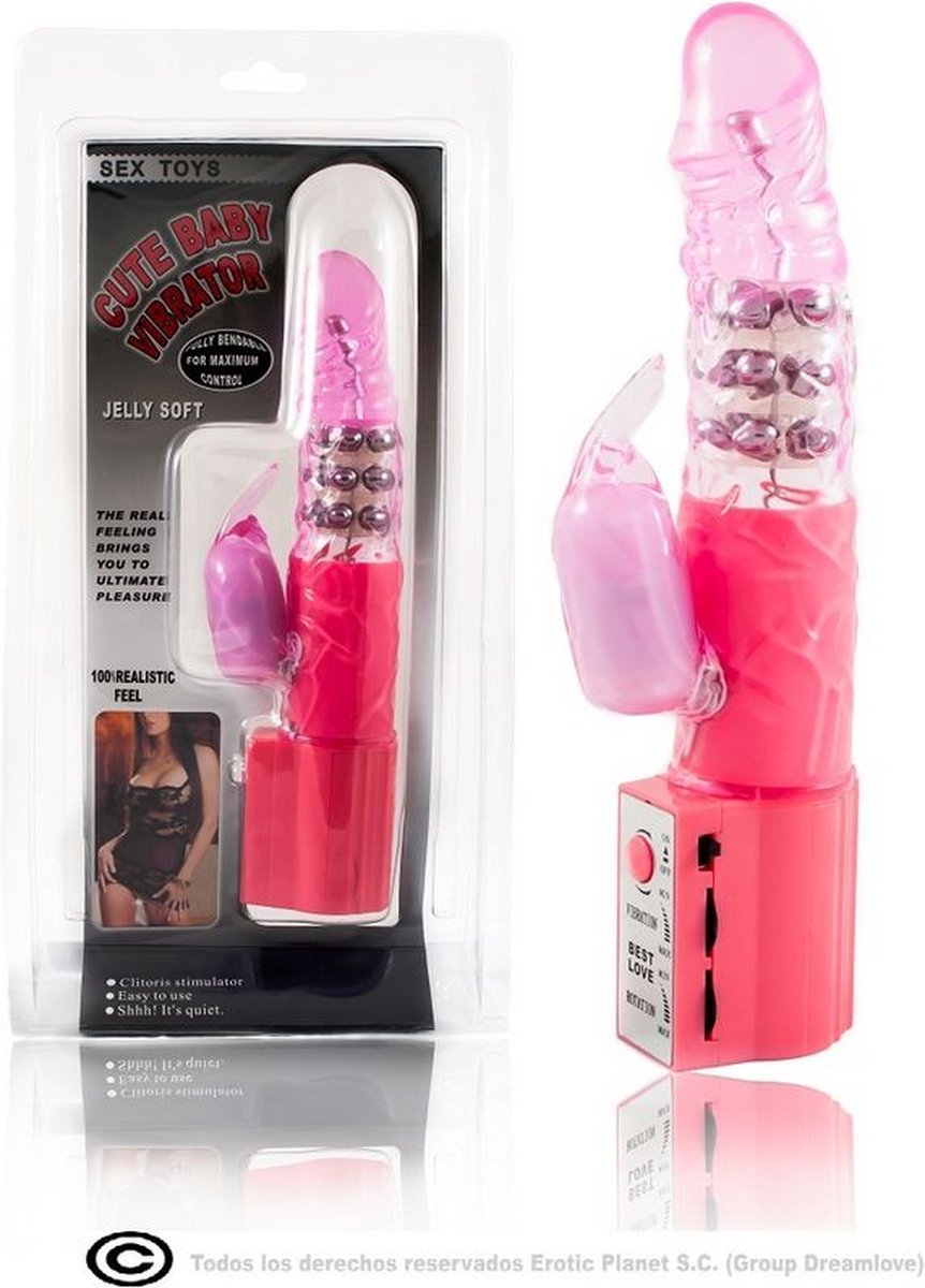 Goedkoopste BAILE - PINK RABBIT ROTATOR SUPERSTIMULATOR