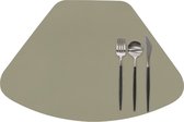 Placemat TOGO WEDGE, SET/6, 32x48cm, taupe