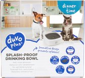 duvo drinkkom voor honden en katten SPASH-PROOF 1500 ml innovatief design ideaal voor oa cockers met hun lange oren.