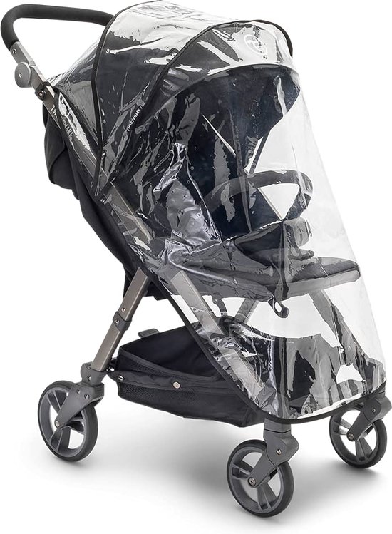 ACELEY Regenbescherming voor fietszitje, poncho, voor kinderen, windbescherming, opvouwbaar, draagbaar, transparant