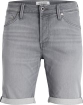 JACK & JONES Rick Icon Shorts regular fit - heren jeans korte broek - grijs denim - Maat: M