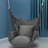 Gran Vida® - Hangstoel - Ultiem Comfort - Eenvoudig te Installeren - Inclusief Kussens - Grijs
