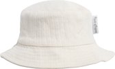 Baby's Only Zonnehoedje Dream - Vissershoedje voor jongens en meisjes - Baby bucket hat gemaakt van 100% ecologisch katoen - Cream - 3-6 mnd - GOTS