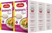 Lassie Basmati Rijst Voordeelpak Duurzaam - 6 x 750 Gram Multipack - Voordeelverpakking Basmatirijst - Volle Verfijnde Smaak en Heerlijke Geur - Glutenvrij - 8 Minuten Koken