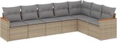 vidaXL-7-delige-Loungeset-met-kussens-poly-rattan-gemengd-beige