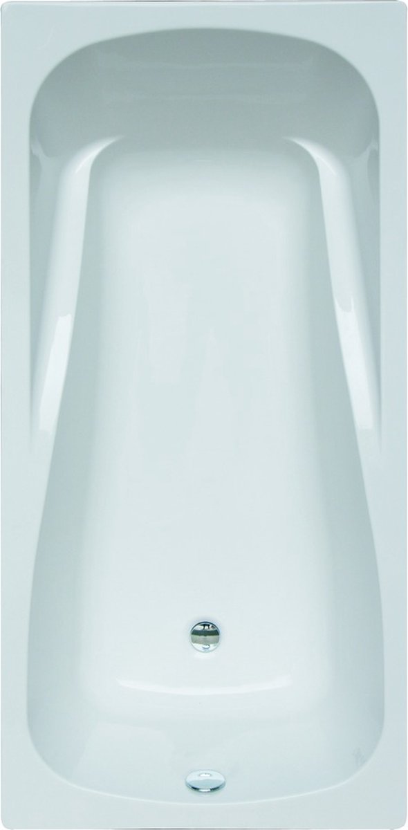 Nemo Spring Sereno inbouwbad acryl 180x85x43cm afvoer D52 235L wit